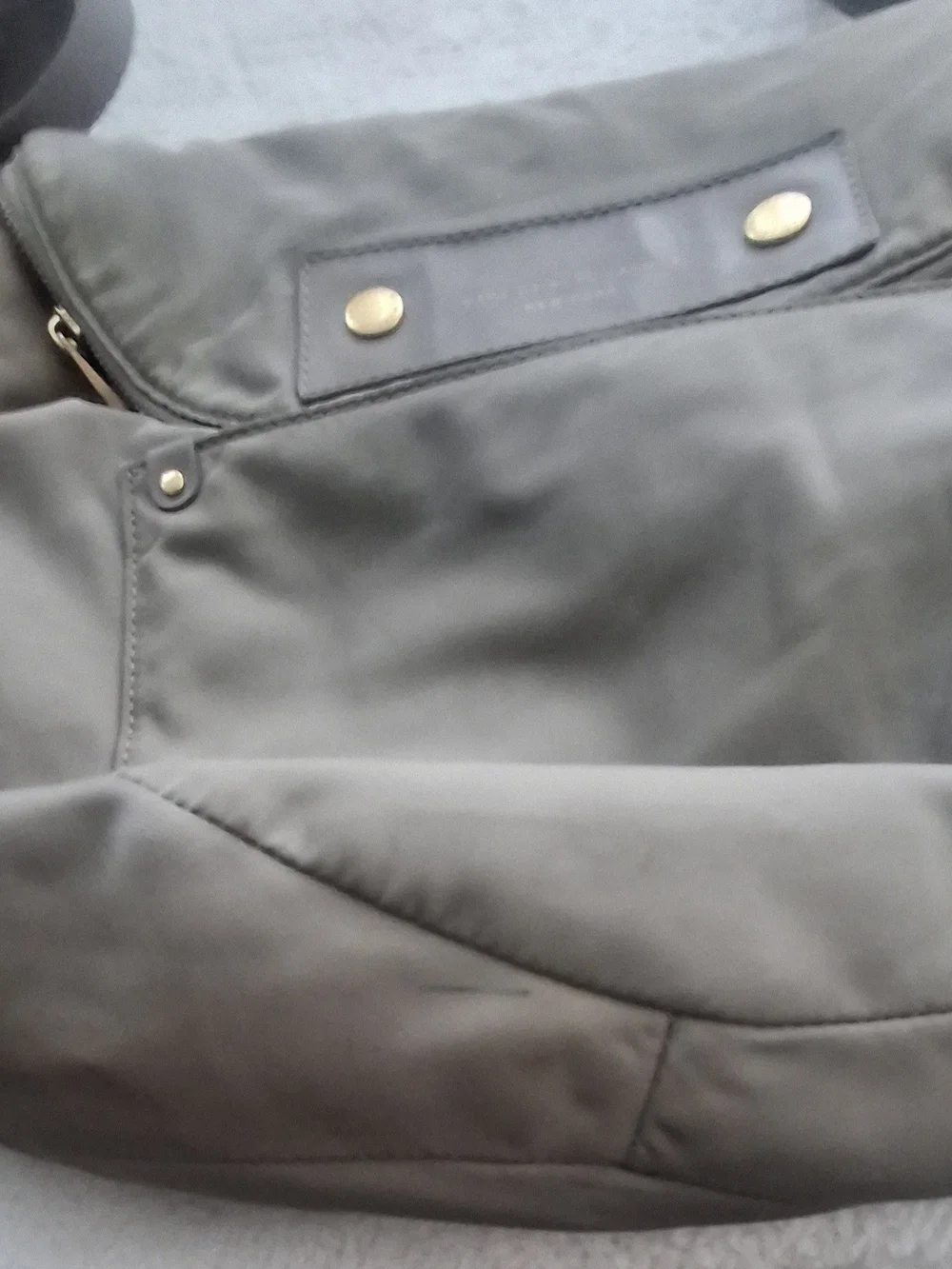 Marc by Marc Jacobs Taupe Nylon Crossbody Bag